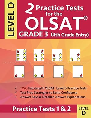 2 Practice Tests for the OLSAT Grade 3