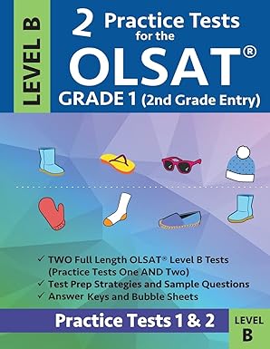 2 Practice Tests for the OLSAT Grade 1